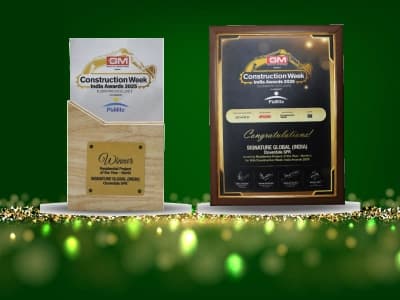 Construction Week India Awards - Residential Project of the Year 2025 Awarded to Signature Global (India) Cloverdale SPR